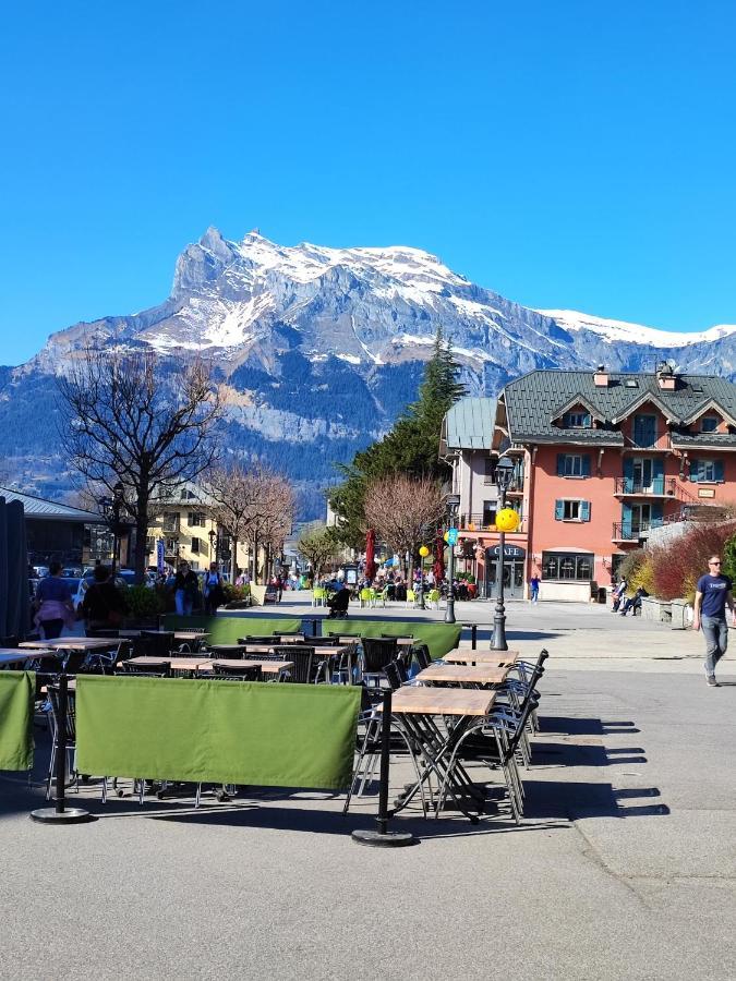 Studio & Piscine Interieure, Vue Mont D'Arbois Saint-Gervais-les-Bains Exterior foto